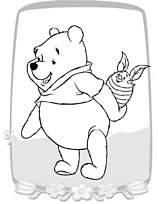 coloriage winnie et l oeuf de porcinet